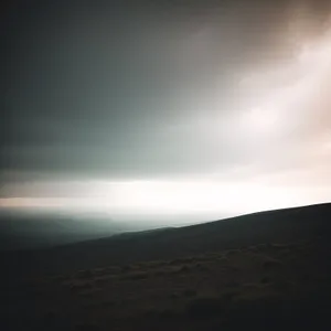Serenity at Sunset: Majestic Desert Landscape