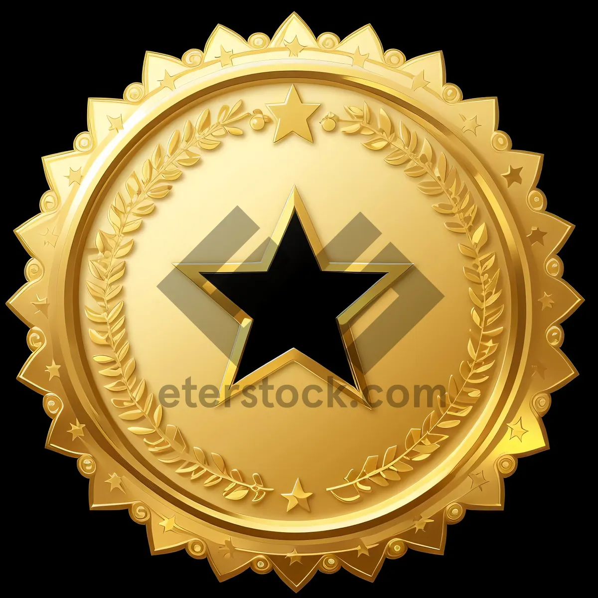 Picture of Golden Symbol of Art and Design