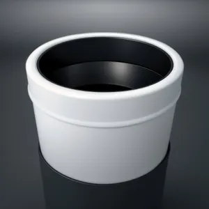 Empty 3D Cup for Coffee or Tea