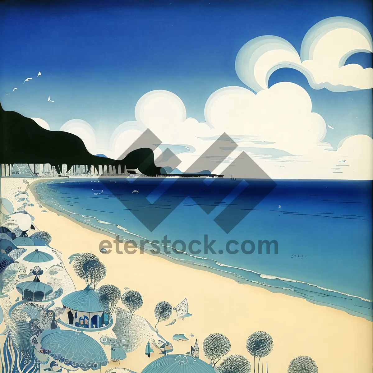 Picture of Idyllic Tropical Beach Paradise