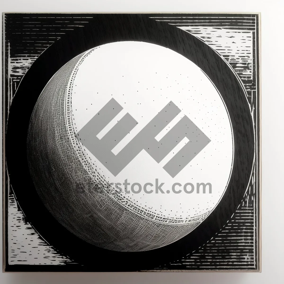 Picture of Circle of Art: Black Face Powder Design