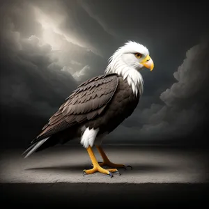 Majestic Bald Eagle Soaring Through the Sky