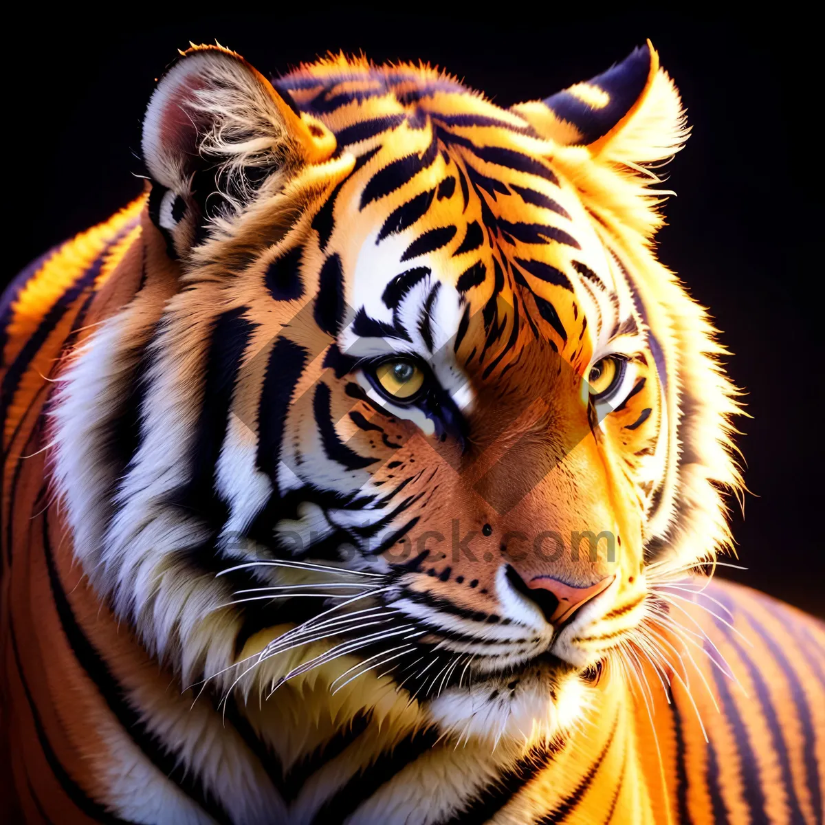 Picture of Powerful and Striped: The Majestic Tiger