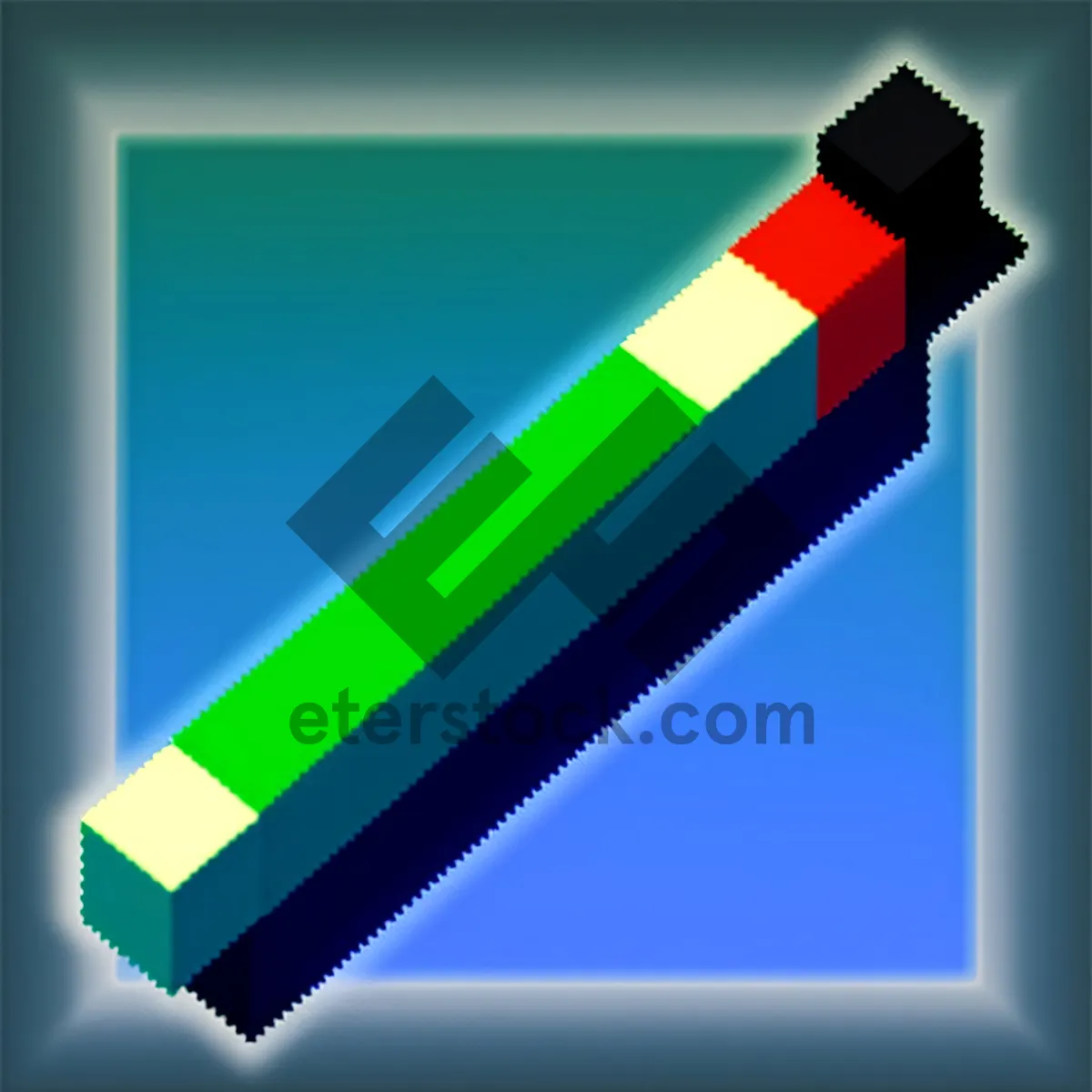 Picture of 3D Flag Symbol Bookmark Sign