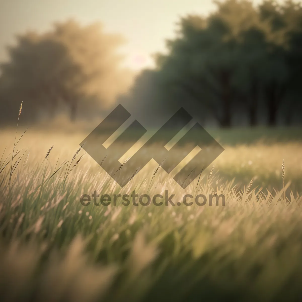 Picture of Wheat Field Under Sunny Summer Sky