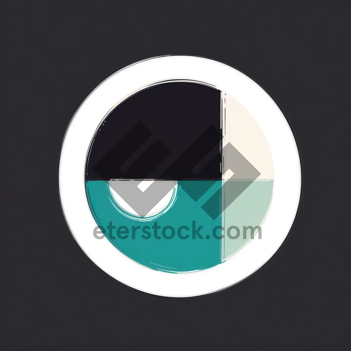 Picture of Shiny black 3D web button icon.