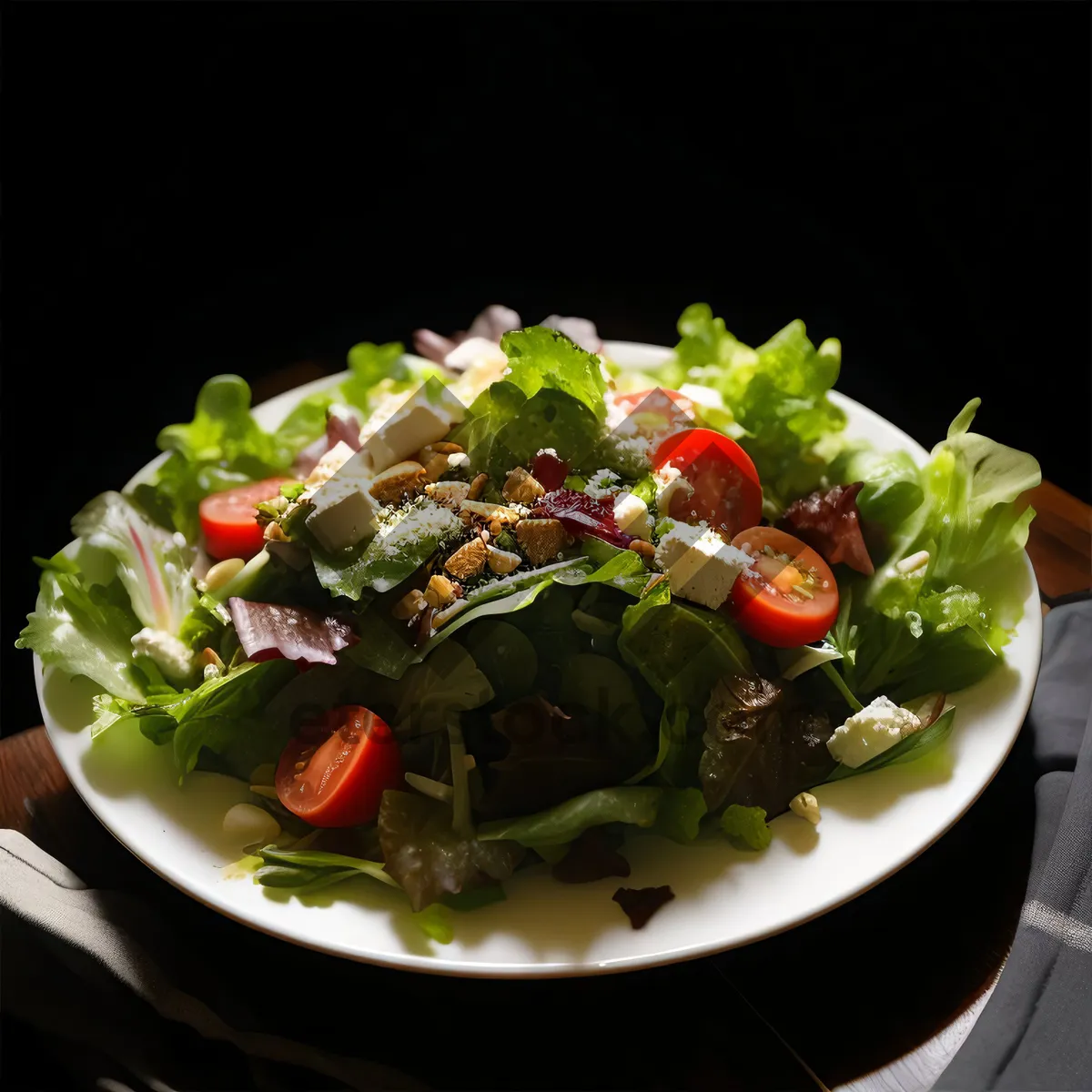 Picture of Delicious Gourmet Salad with Fresh Ingredients