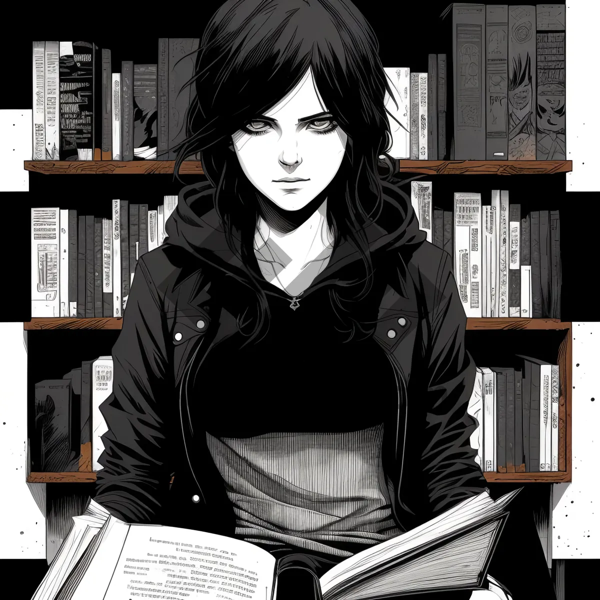 Picture of Happy Businesswoman Working on Laptop in Office