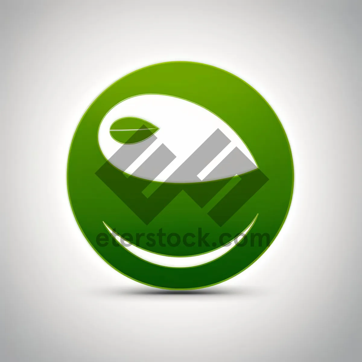 Picture of Glossy web button icon set with shiny graphic design