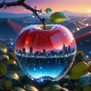 Delicious Red Apple Candy Fruit Snack