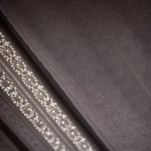 Dark Textured Fabric Panel Design