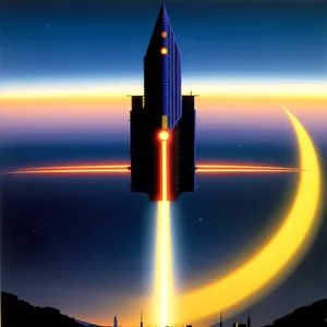 Sunset Rocket: Conveyance through Dusk Sky