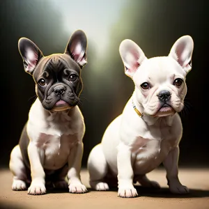 Bulldog Puppy: Adorable Wrinkle-Faced Canine Portrait
