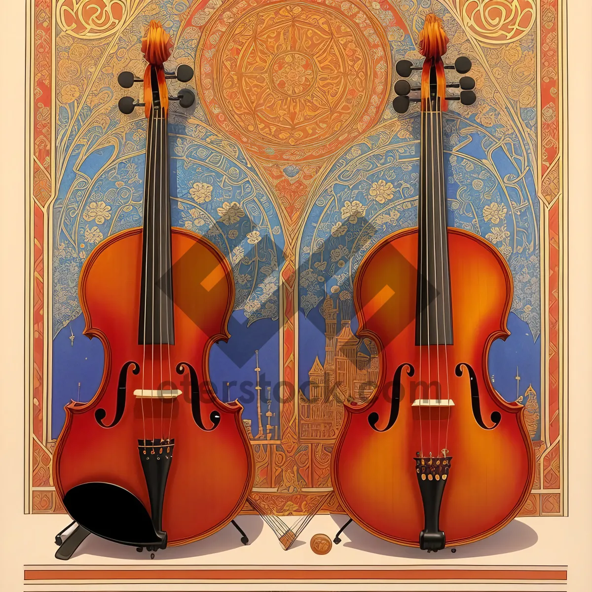 Picture of Melodic Strings: A Symphony of Musical Instruments