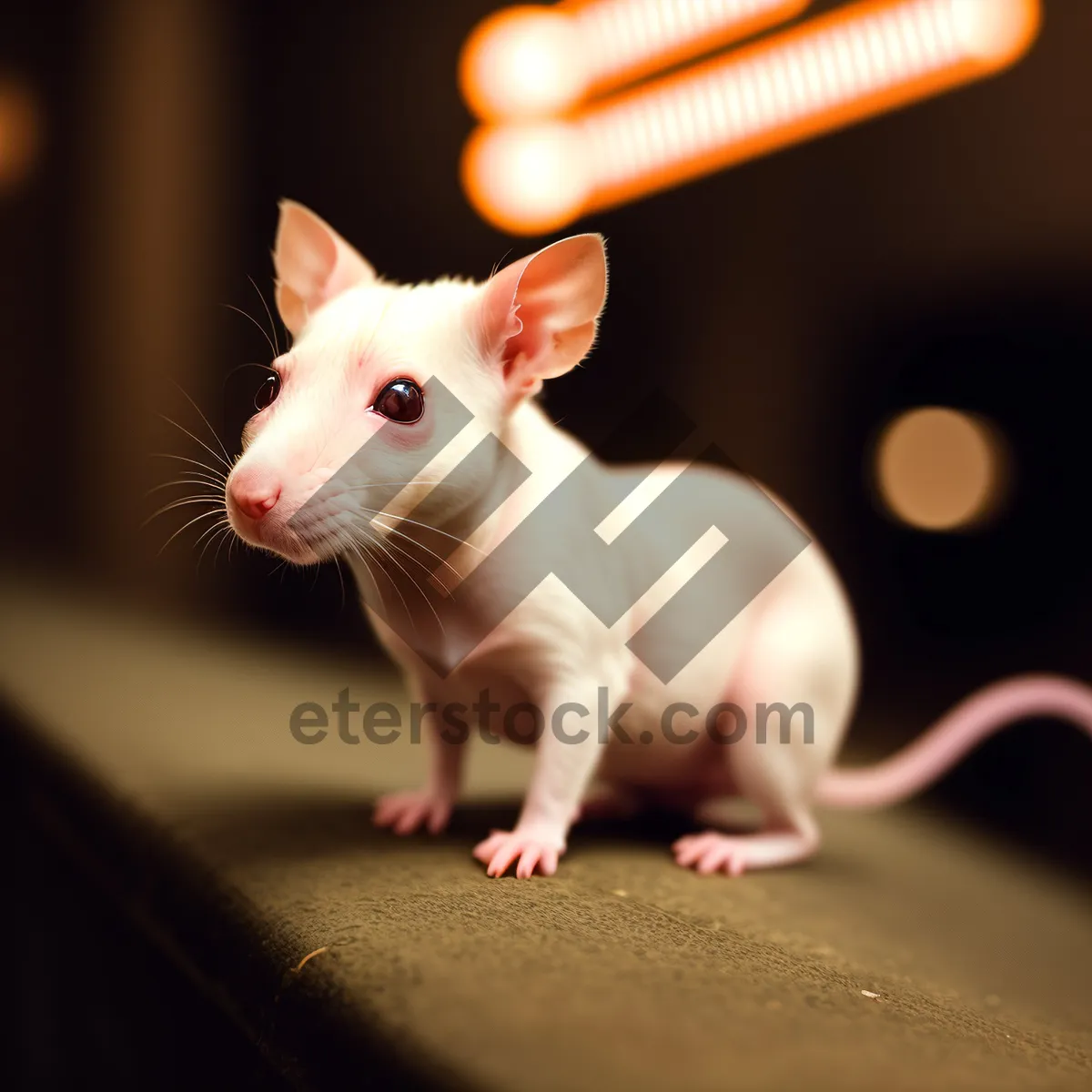 Picture of Furry and Cute Kitten with Whiskers and Bright Eyes