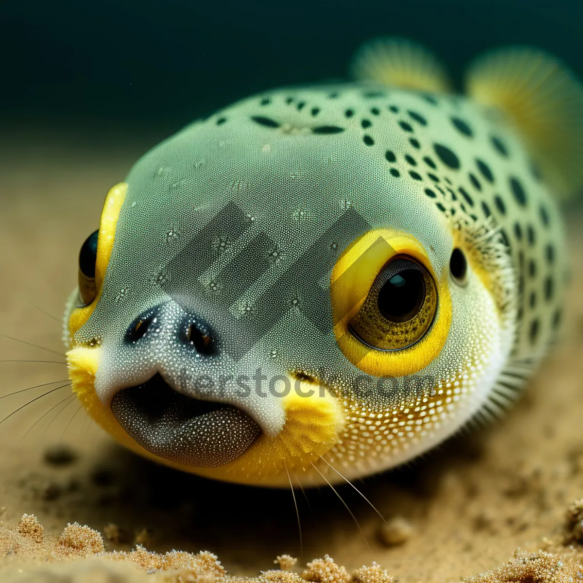 Picture of Colorful Tropical Fish Swimming in Exotic Reef