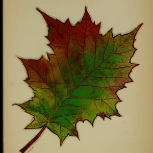 Autumn Maple Leaf - Vibrant Seasonal Foliage in Colorful Forest