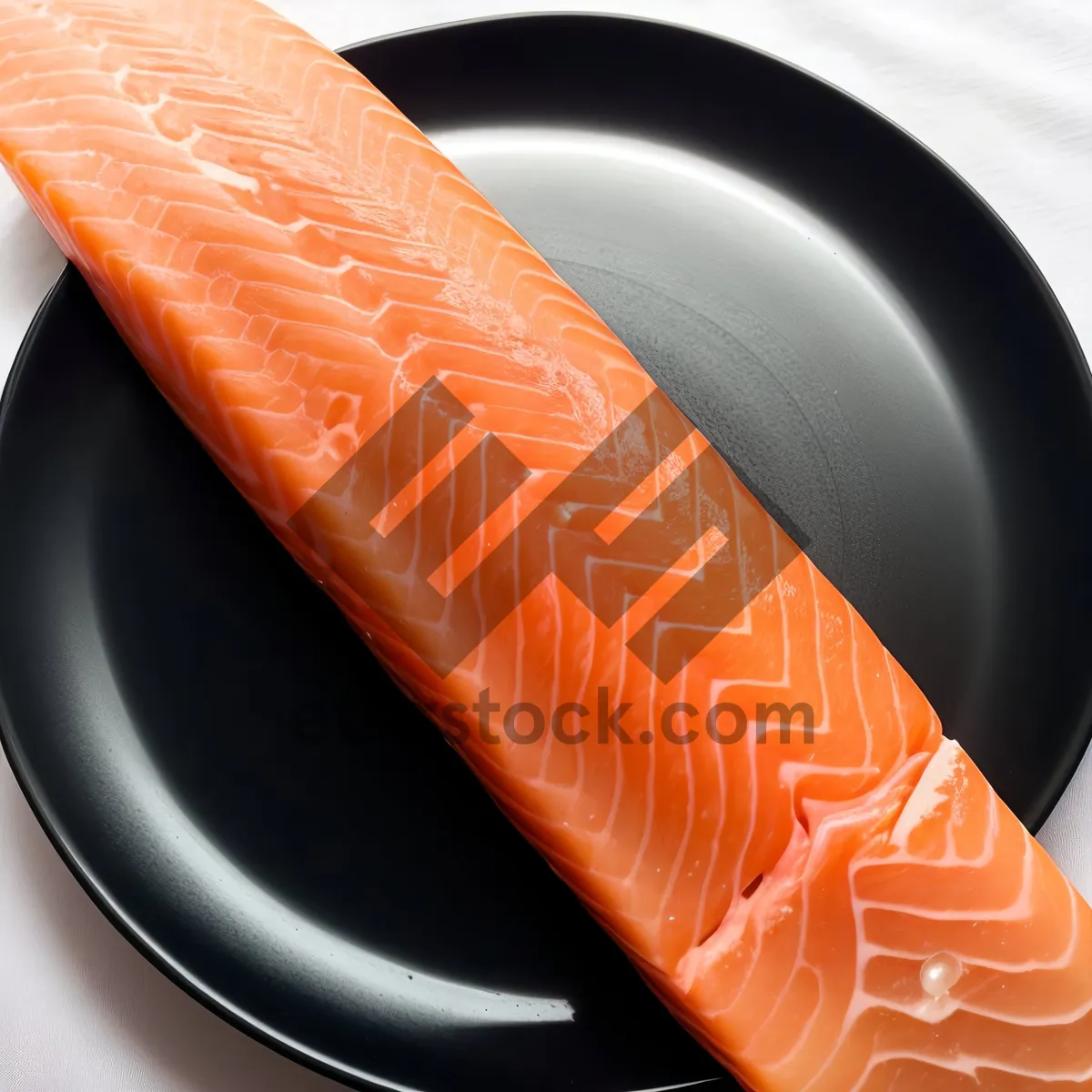 Picture of Succulent Grilled Salmon Fillet with Fresh Carrot Slices