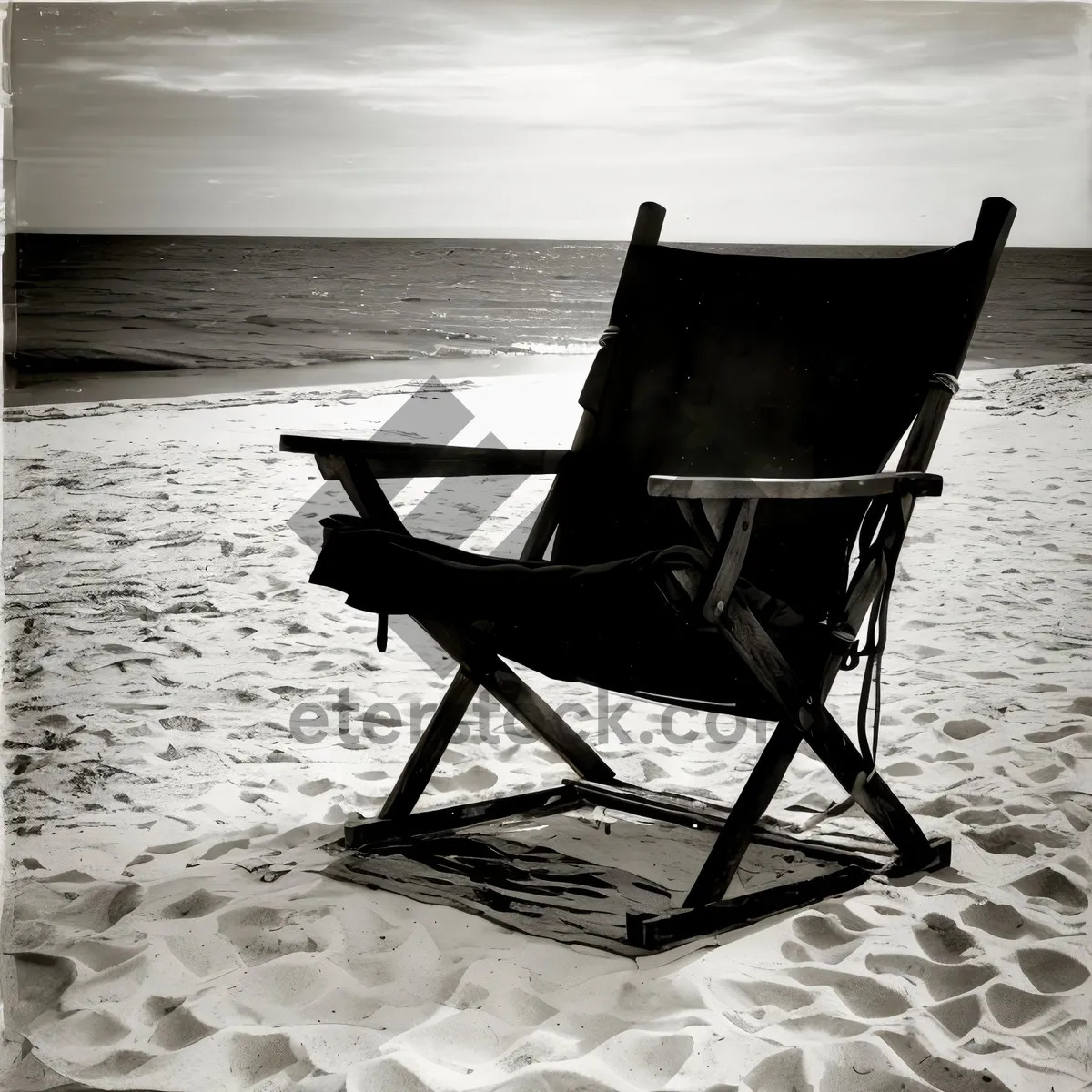 Picture of Relaxing Beach Chair by the Ocean