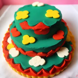 Colorful Sweet Jelly Cake - A Delicious Celebration Dessert