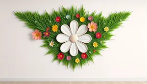 Floral Pink Summer Wallpaper Border Decoration
