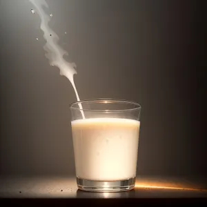 Refreshing Eggnog in a Glass