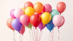 Colorful Birthday Balloon Decorations