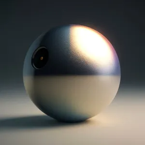 Eggstravaganza: Shiny 3D Satellite Sphere - Easter Symbol