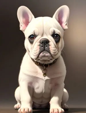 Adorable Bulldogs - Wrinkled and Cute Pet Portrait