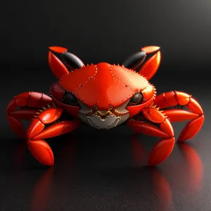 Valentine's Rock Crab Gift with Decorative Bow