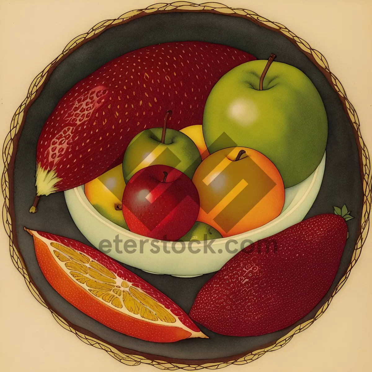 Picture of Fresh and Nutritious Fruit Basket Delight