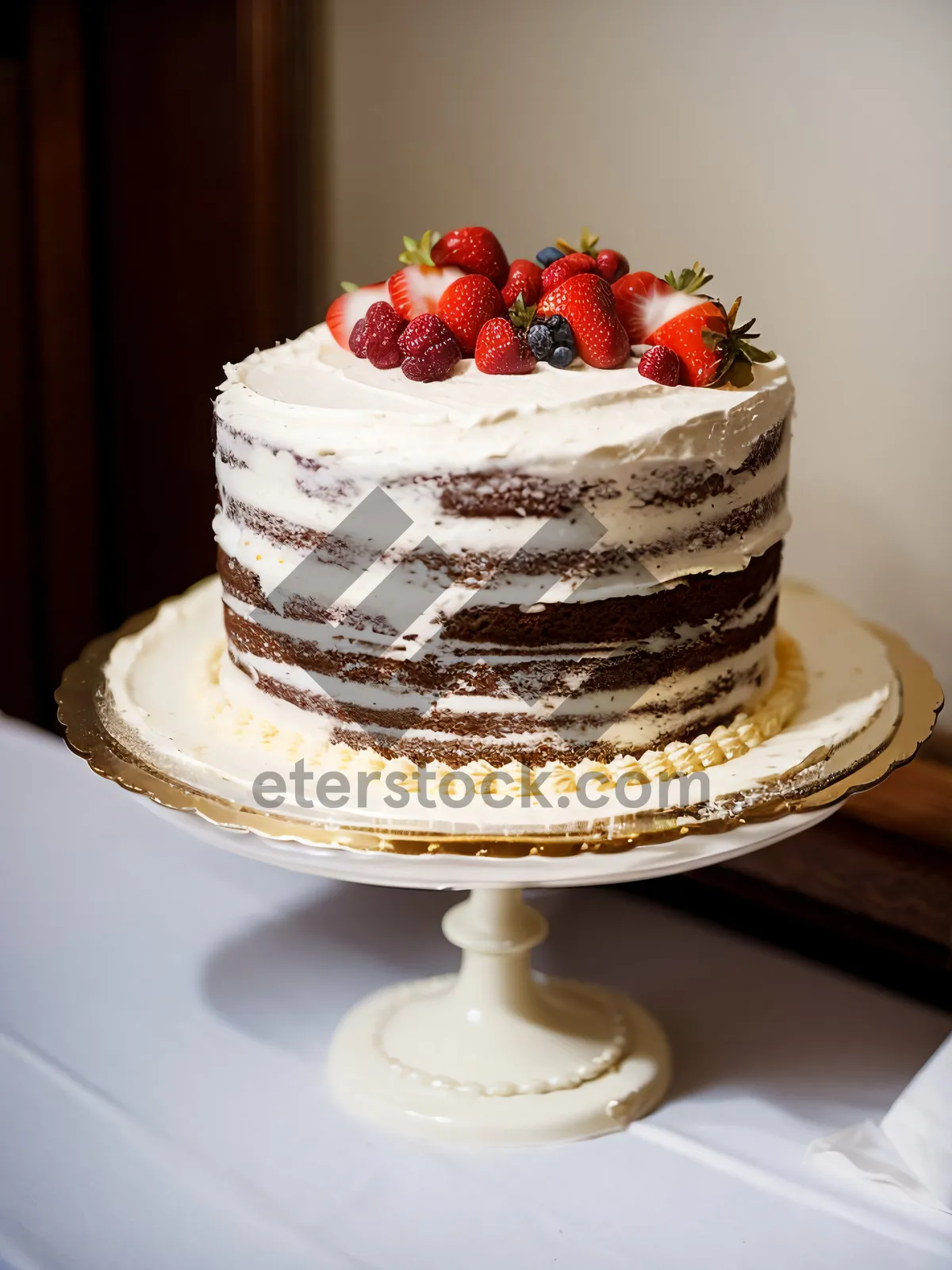 Picture of Berry Bliss: Delectable Raspberry Trifle with Sweet Cream