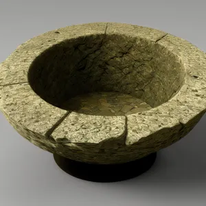 Harmonious Balance: Stone Mortar and Pestle Spa