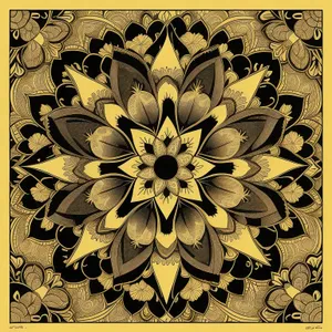 Floral Arabesque Tile: Vintage Ornate Decor