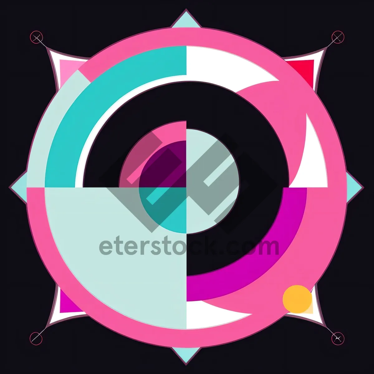 Picture of Creative Icon: Symbolic Cartoon Graphic Design.