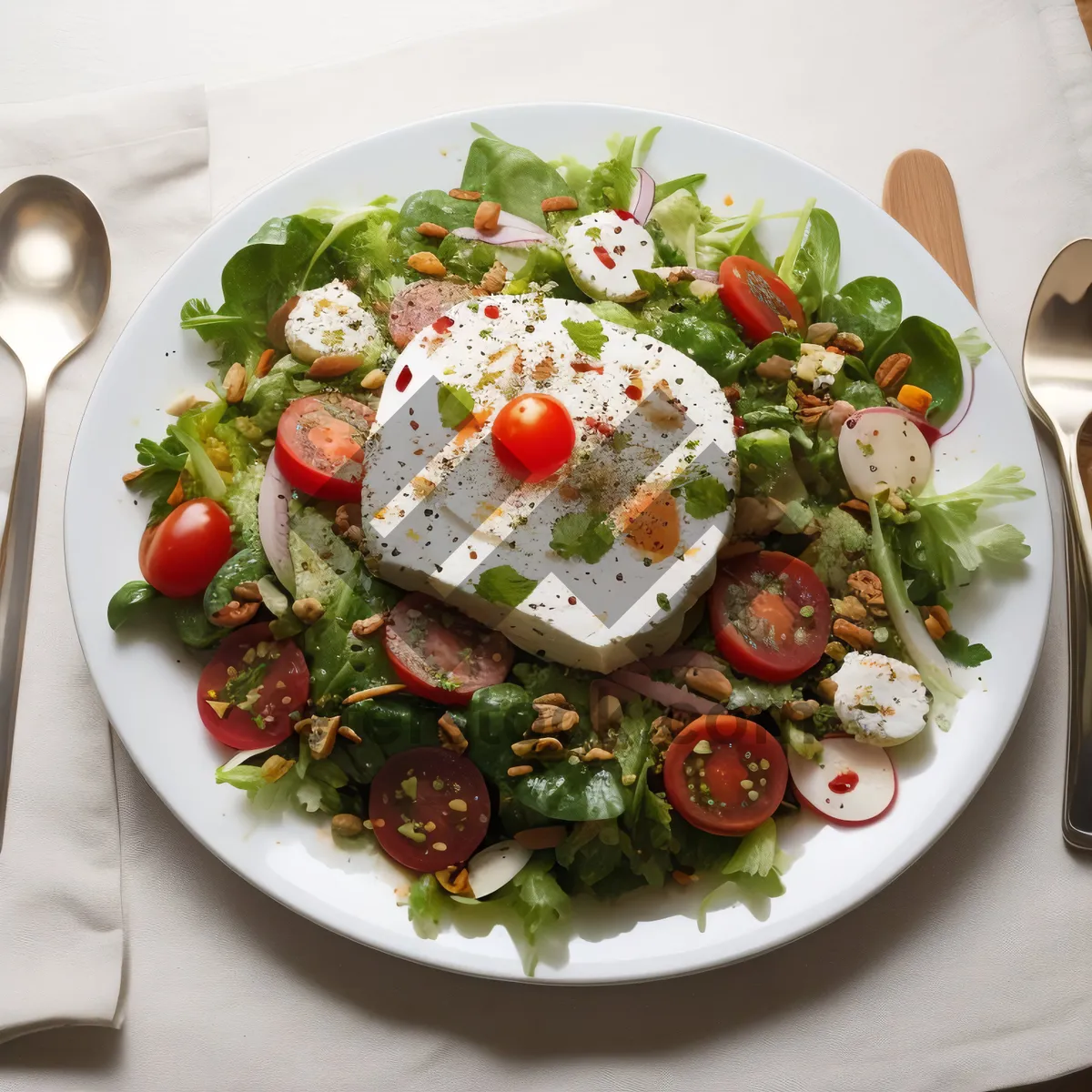 Picture of Gourmet Chicken Salad with Grilled Vegetables