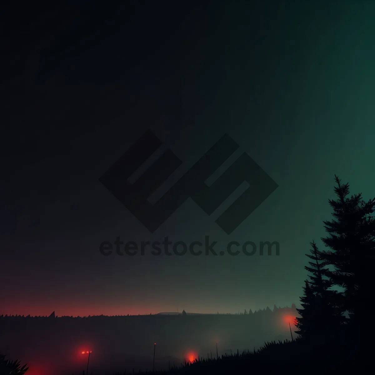 Picture of Sunset Illuminating Celestial Landscape with Dramatic Clouds