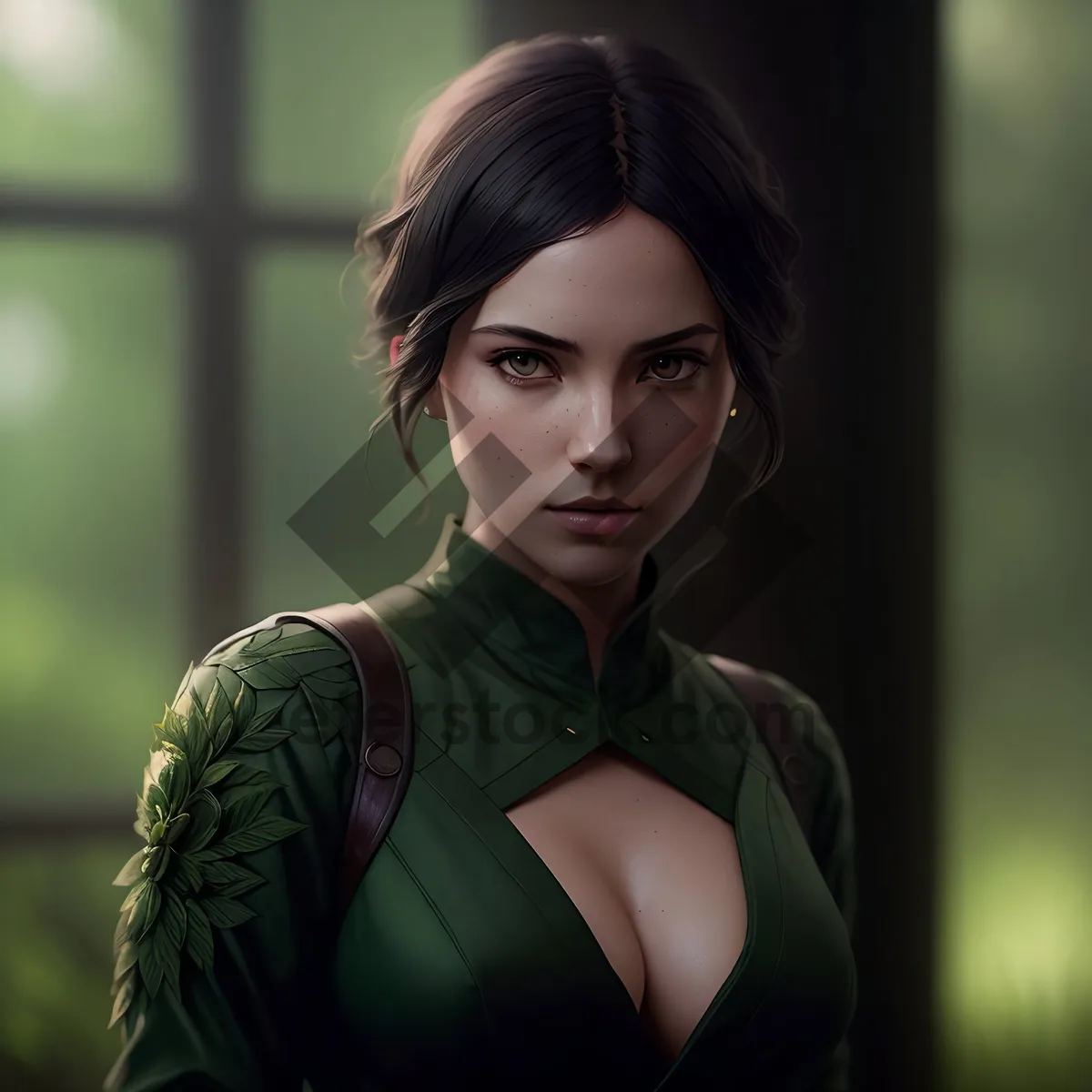 Picture of Pretty Smiling Lady in Casual Outdoor Fashion