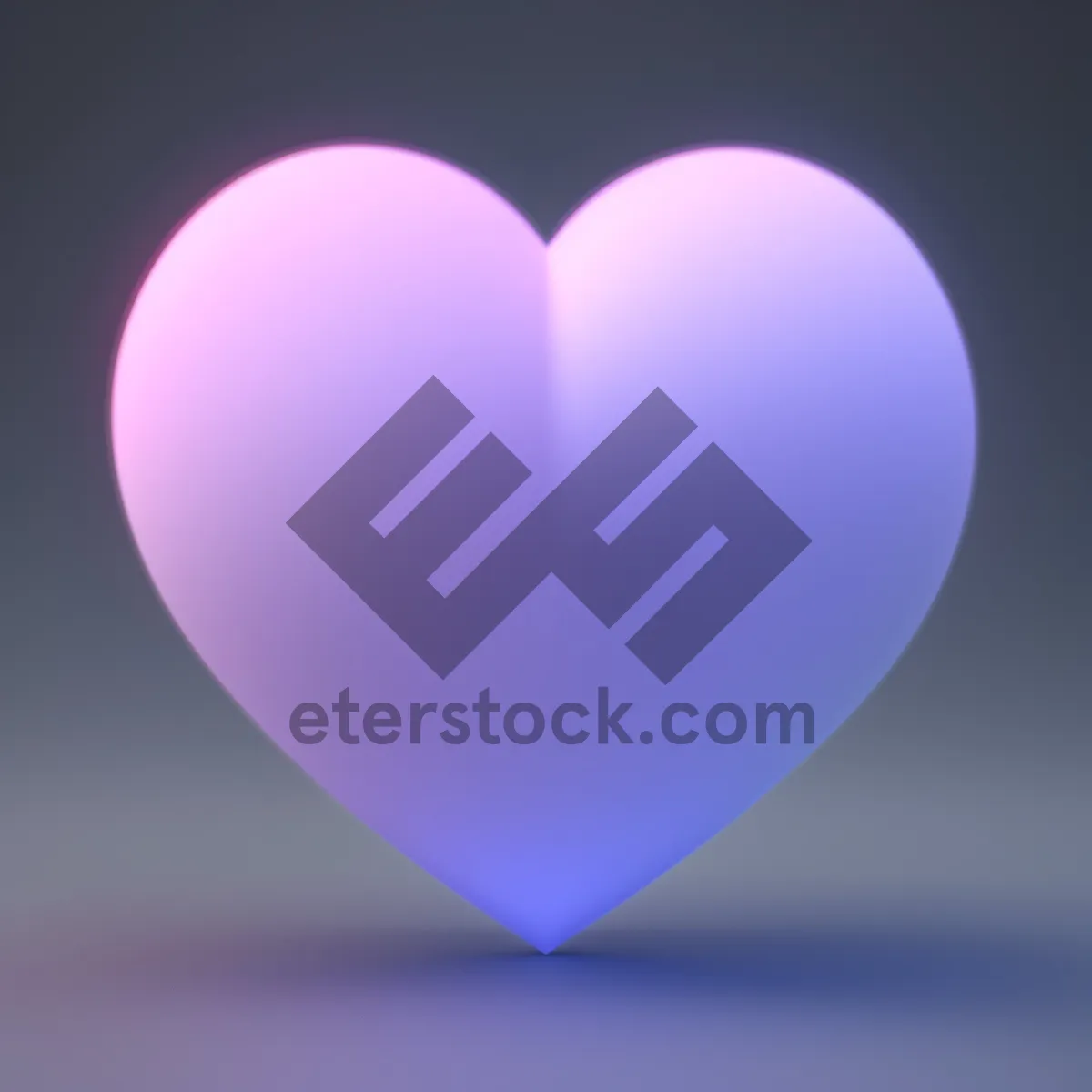 Picture of Shimmering Love: Celebratory Oxygen Heart Icon