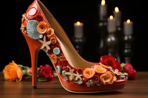 Fashionable Leather Carousel Shoes for Elegant Wear