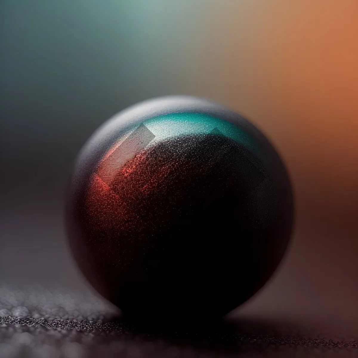 Picture of Colorful Electronic Trackball Device: Playful Ball of Round Innovation