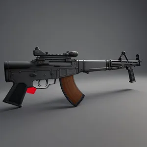 Desert Assault Rifle - Military Weapon for Protection