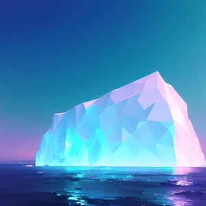 Serene Coastal Seascape Under Azure Summer Sky