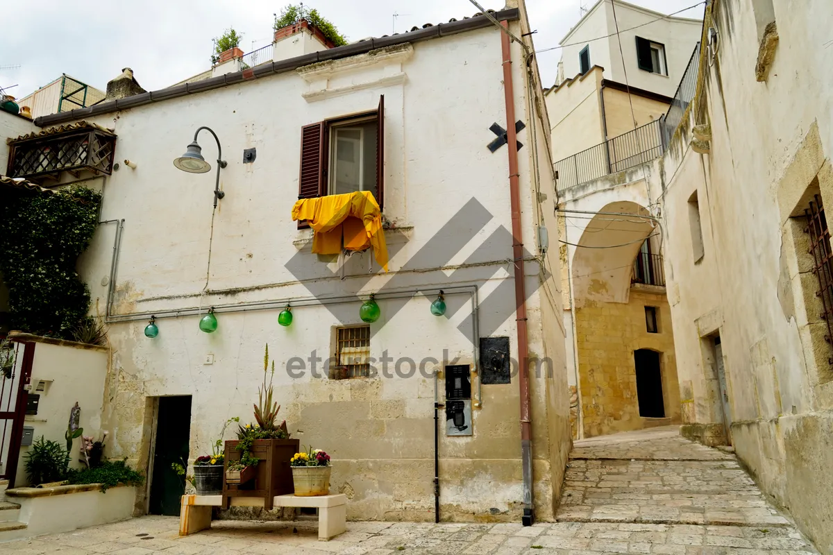 Picture of Medieval monastery in historic city with old stone walls