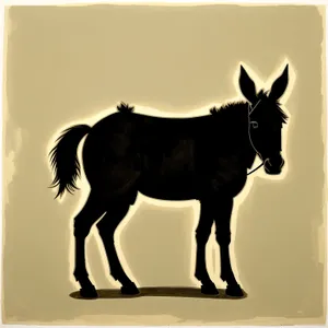 Stallion Silhouette - Majestic Equine Beauty