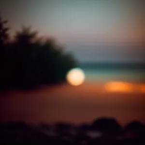 Vibrant Sunset over the Ocean