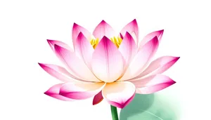 Colorful pink lotus graphic design wallpaper