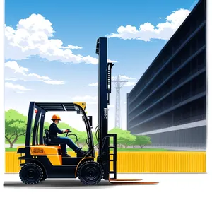 Industrial Heavy-duty Forklift Truck for Construction Work