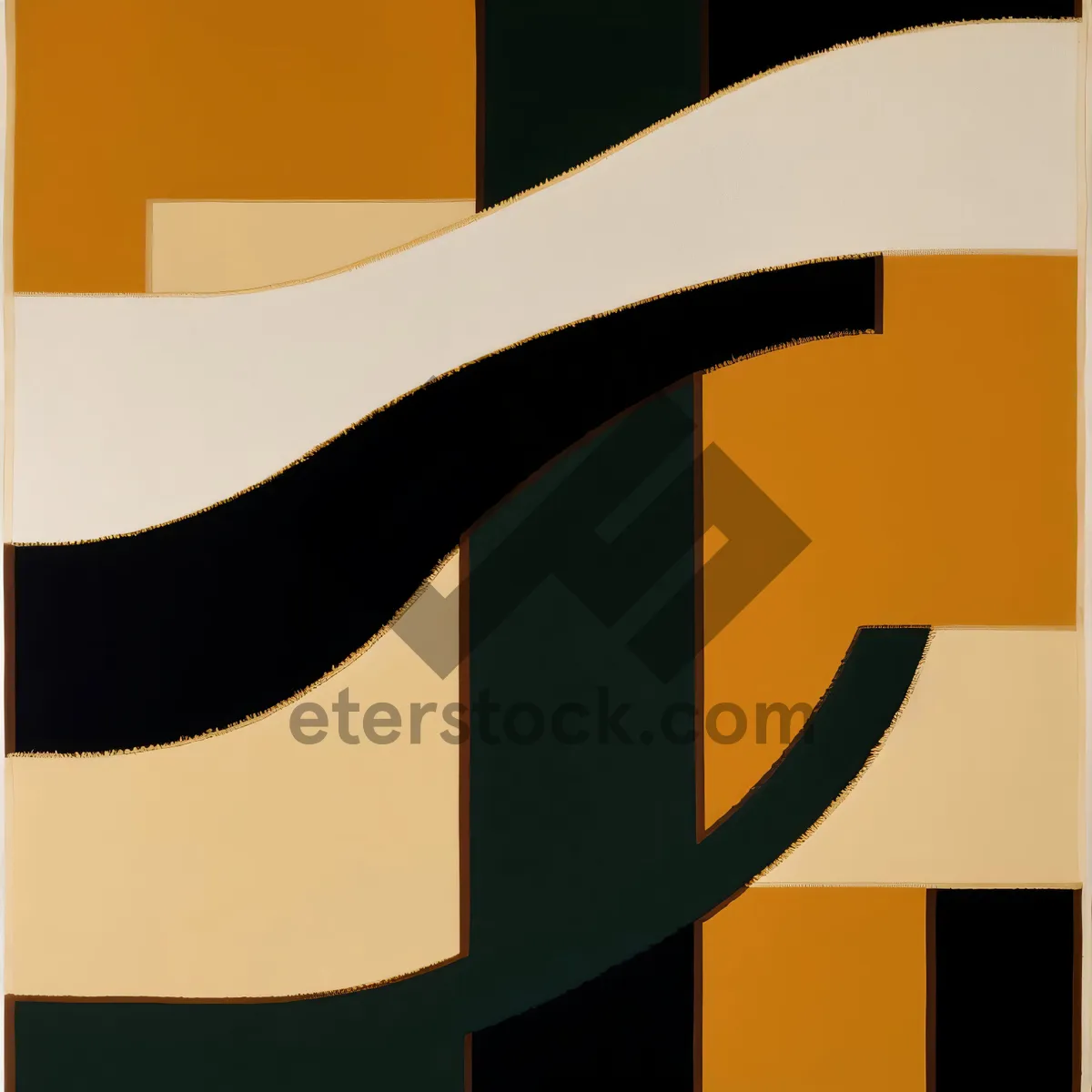 Picture of Silhouette design of flag symbol with breeze