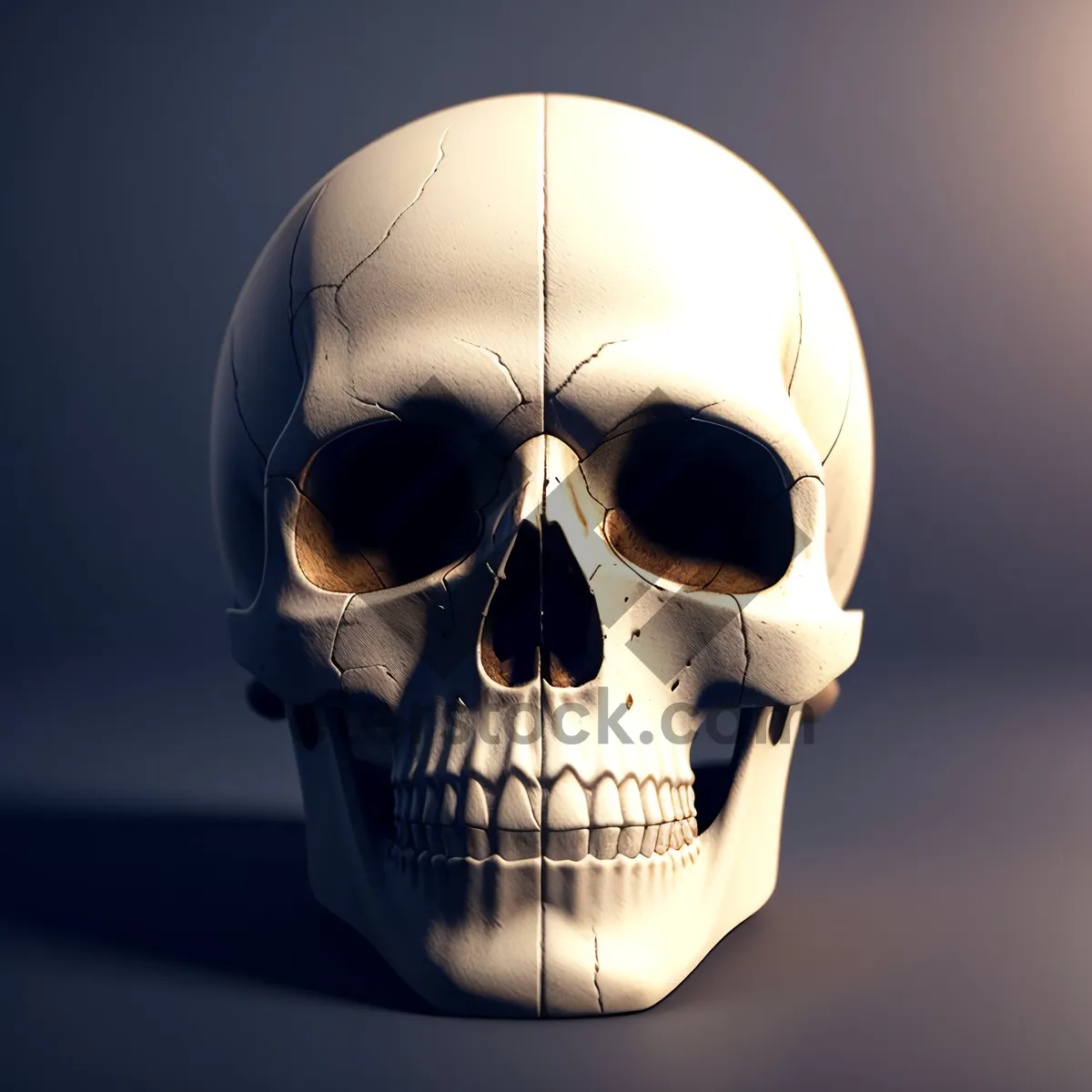 Picture of Pirate Skull Mask Covering Poisonous Skeleton